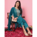 Picture of Exquisite Silk Dark Slate Blue Readymade Salwar Kameez