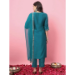Picture of Exquisite Silk Dark Slate Blue Readymade Salwar Kameez
