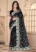 Picture of Well Formed Net Black Saree