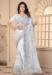 Picture of Appealing Net White Saree