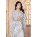 Picture of Appealing Net White Saree