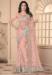 Picture of Elegant Net Light Pink Saree