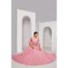 Picture of Delightful Net Pink Lehenga Choli