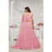 Picture of Delightful Net Pink Lehenga Choli