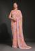 Picture of Pretty Georgette Light Salmon Saree