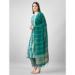 Picture of Marvelous Rayon Dark Cyan Readymade Salwar Kameez