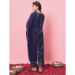Picture of Cotton & Silk Navy Blue Readymade Salwar Kameez