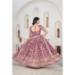 Picture of Superb Chiffon Rosy Brown Lehenga Choli
