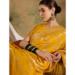 Picture of Comely Cotton Dark Orange Saree