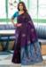 Picture of Classy Silk Purple Saree
