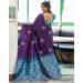Picture of Classy Silk Purple Saree