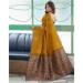 Picture of Grand Silk Dark Golden Rod Saree