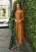 Picture of Silk & Organza Dark Golden Rod Readymade Salwar Kameez