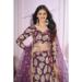 Picture of Resplendent Georgette & Net Purple Lehenga Choli