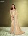 Picture of Excellent Satin & Silk Pale Golden Rod Saree