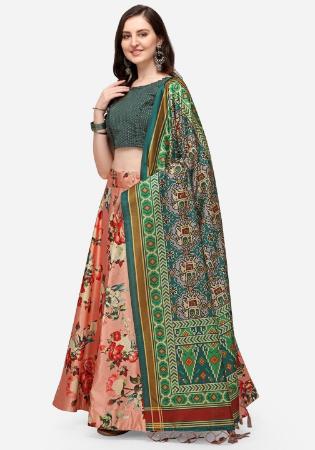 Picture of Admirable Silk Sea Green Lehenga Choli