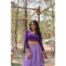 Picture of Classy Chiffon Slate Blue Lehenga Choli