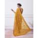 Picture of Amazing Georgette & Net & Organza Golden Rod Saree