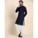 Picture of Lovely Rayon Navy Blue Kurtas