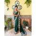 Picture of Gorgeous Silk Sea Green Saree