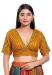 Picture of Comely Net & Silk Orange Designer Blouse