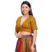 Picture of Comely Net & Silk Orange Designer Blouse
