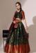 Picture of Delightful Silk Dark Green Lehenga Choli