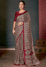 Picture of Good Looking Crepe Rosy Brown Saree