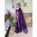 Picture of Graceful Georgette Purple Saree