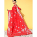Picture of Magnificent Cotton & Silk Crimson Saree