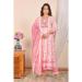Picture of Rayon & Cotton Light Pink Readymade Salwar Kameez