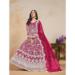 Picture of Splendid Net Deep Pink Party Wear Gown