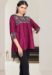 Picture of Admirable Silk Brown Kurtis & Tunic