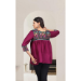 Picture of Admirable Silk Brown Kurtis & Tunic