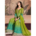 Picture of Stunning Chiffon Olive Drab Anarkali Salwar Kameez