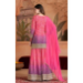 Picture of Amazing Chiffon Hot Pink Anarkali Salwar Kameez