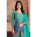 Picture of Chiffon Medium Aqua Marine Anarkali Salwar Kameez