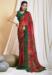 Picture of Gorgeous Chiffon Crimson Saree