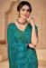 Picture of Pretty Chiffon Teal Saree