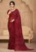 Picture of Superb Chiffon Maroon Saree