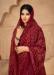 Picture of Superb Chiffon Maroon Saree