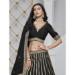 Picture of Delightful Silk Black Lehenga Choli