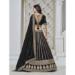 Picture of Delightful Silk Black Lehenga Choli