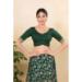 Picture of Stunning Silk Sea Green Designer Blouse