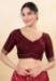 Picture of Ravishing Silk Maroon Designer Blouse