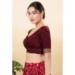 Picture of Ravishing Silk Maroon Designer Blouse