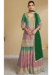 Picture of Lovely Chiffon Dim Gray Straight Cut Salwar Kameez
