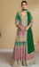 Picture of Lovely Chiffon Dim Gray Straight Cut Salwar Kameez