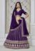 Picture of Statuesque Silk Purple Lehenga Choli