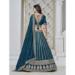 Picture of Taking Silk Teal Lehenga Choli